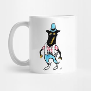 Doberman Cowboy Mug